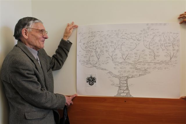 Baronu fon Etingenu dzimtas koka kopijas autors Leo Trukšāns